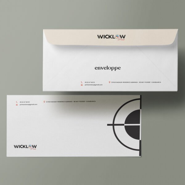 Enveloppe et pochette